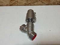 Esg schuin zittingklep 15,8m3/h rvs g1