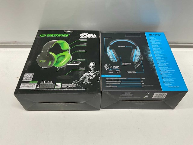 Esparanza, hellcat gaming headset, backlit stereo headset headset (2x) - afbeelding 3 van  8