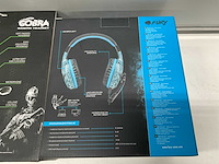 Esparanza, hellcat gaming headset, backlit stereo headset headset (2x) - afbeelding 5 van  8