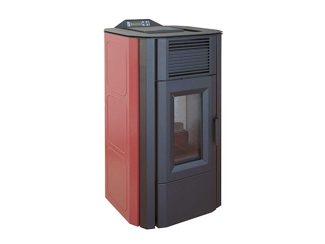 Esperia - es135 square bordeaux - vrijstaand - pelletkachel - afbeelding 1 van  5