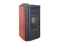 Esperia - es135 square bordeaux - vrijstaand - pelletkachel - afbeelding 1 van  5