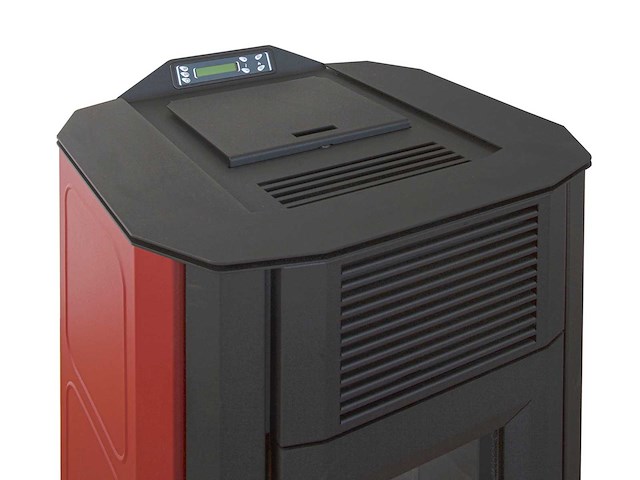 Esperia - es135 square bordeaux - vrijstaand - pelletkachel - afbeelding 2 van  5