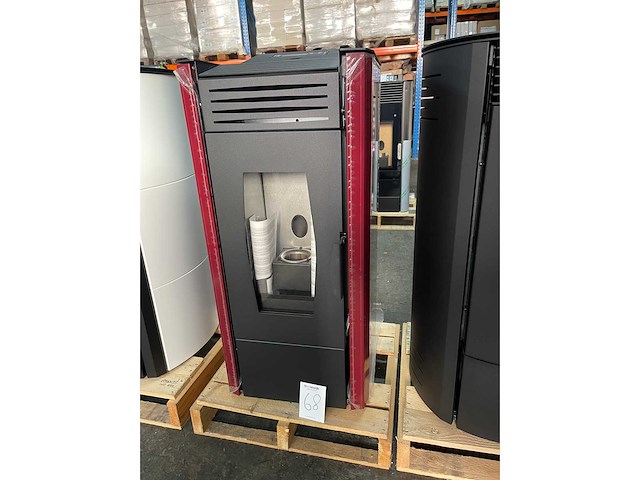 Esperia - es135 square bordeaux - vrijstaand - pelletkachel - afbeelding 5 van  5