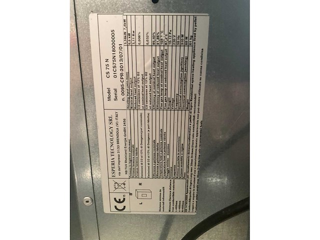 Esperia cs 75 c pelletkachel - afbeelding 6 van  7
