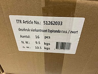 Espirando vierkant rozet deurbeslag (96x) - afbeelding 1 van  3