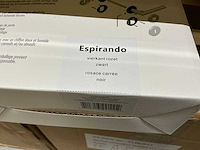 Espirando vierkant rozet deurbeslag (96x) - afbeelding 3 van  3