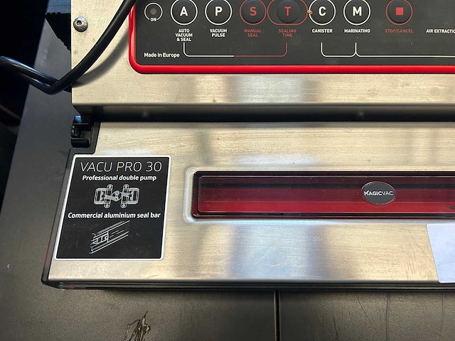 Espressions - vacu pro 30 stainless ep6500 - professionele vacumeermachine - afbeelding 3 van  6