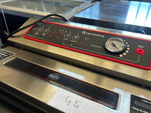 Espressions - vacu pro 30 stainless ep6500 - professionele vacumeermachine - afbeelding 6 van  6