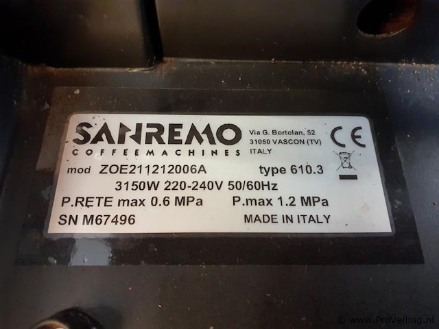 Espressomachine zoe211212006a - afbeelding 10 van  10