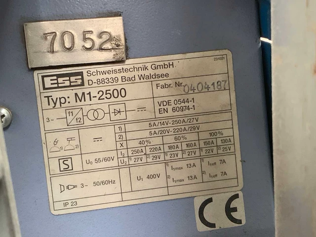 Ess m1-2500 mig lasapparaat - afbeelding 7 van  10