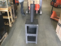 Esschert design - ff 546 - terrashaard + hout opslag - afbeelding 1 van  3