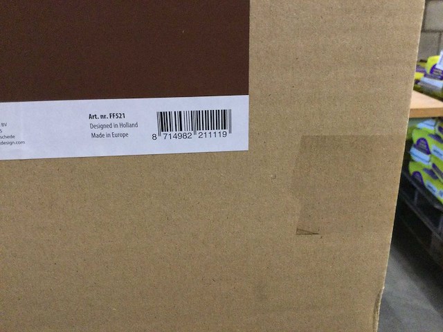 Esschert design - ff521 - design patio heater + wood storage rust xl - afbeelding 3 van  4