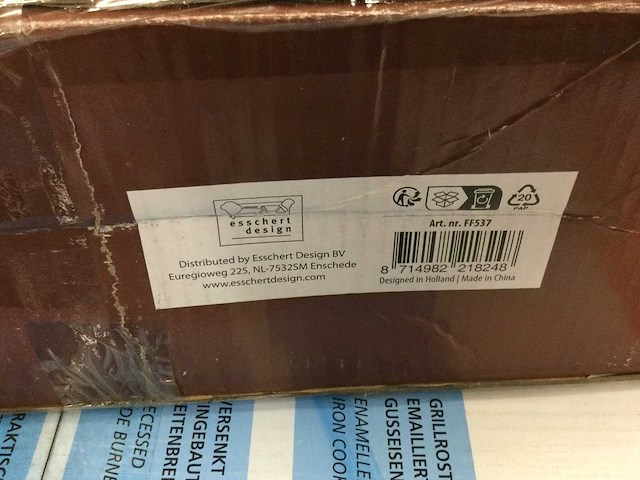 Esschert design - ff537 - vuurschaal met grill l - afbeelding 4 van  4