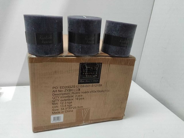 Esschert design - rustiekkaarsen (18x) - afbeelding 1 van  4