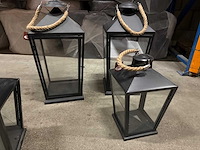 Esschert design - set van 4 windlichten - afbeelding 1 van  3