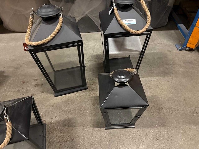 Esschert design - set van 4 windlichten - afbeelding 3 van  3