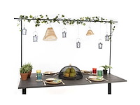 Esschert design - tafeldecoratieklem zwart (25x)