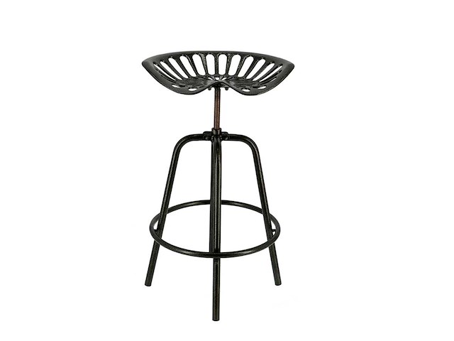 Esschert design - zwarte tractorstoel (2x) - afbeelding 1 van  1