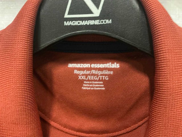 Essentials polo - bruin - heren (22x) - afbeelding 3 van  4