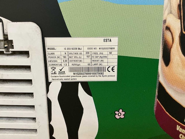 Esta ic 200 sceb b&j vriezer - afbeelding 5 van  6