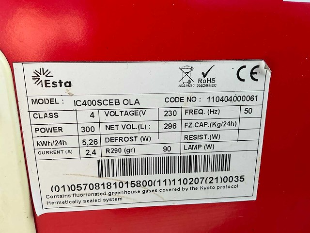 Esta ic400sceb-ola koelvitrine - afbeelding 7 van  7