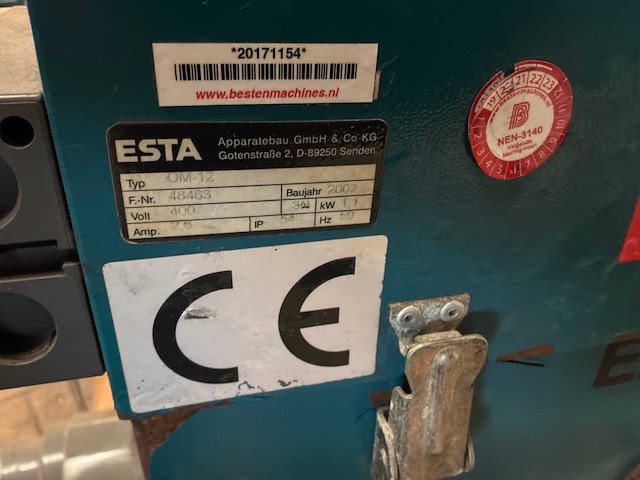 Esta om-12 filterunit - afbeelding 4 van  4