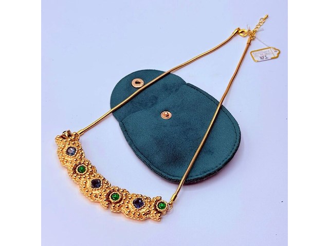 Estate inheritance collier met stenen - n.f.s. - afbeelding 1 van  6