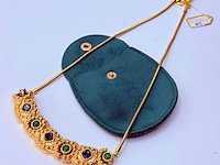 Estate inheritance collier met stenen - n.f.s. - afbeelding 1 van  6