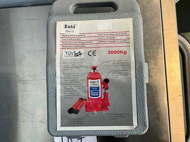 Estil ehv-2 hydraulische flessenkrik - afbeelding 5 van  5