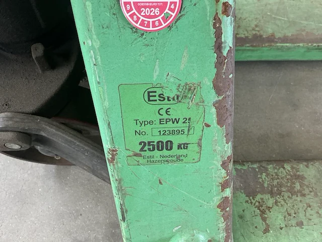 Estil epw 25 handpalletwagen - afbeelding 4 van  4