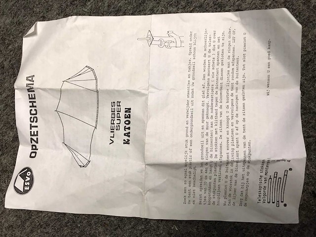 Esvo vlierbes super kampeertent - afbeelding 2 van  2