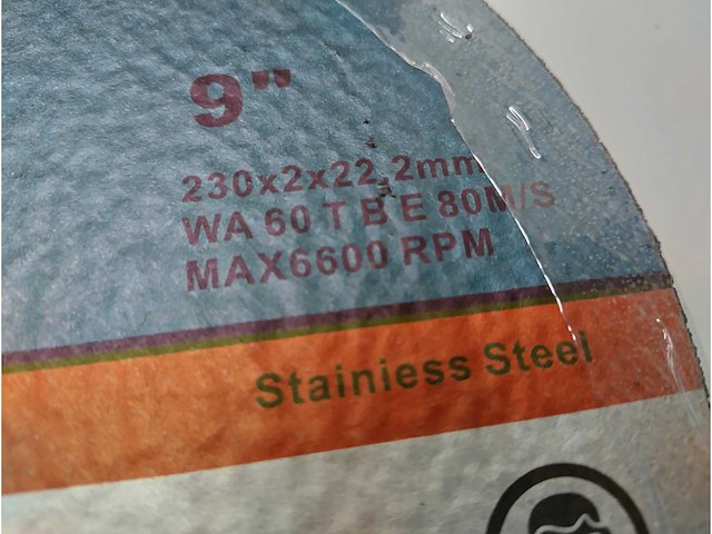 Et - slijpschijf 230mm (60x) - afbeelding 3 van  7