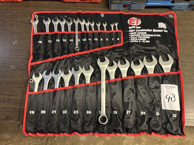 Et quality tools steek- en ringsleutel set - afbeelding 1 van  5