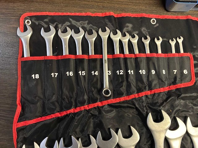 Et quality tools steek- en ringsleutel set - afbeelding 4 van  5