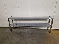 Etagère dubbel - 180 cm