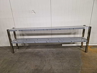 Etagère dubbel - 200 cm - afbeelding 1 van  1