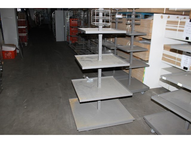 Etagere winkeldisplay verstelbaar6 stuks - afbeelding 1 van  11