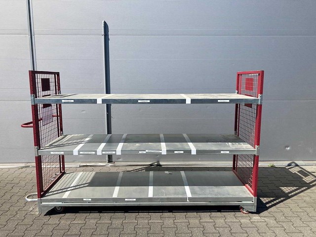 Etagewagen 3 etages 240x80x160cm - afbeelding 1 van  6
