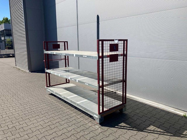 Etagewagen 3 etages 240x80x160cm - afbeelding 2 van  6