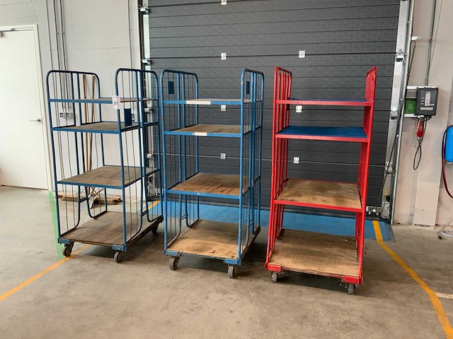 Etagewagen (3x) - afbeelding 1 van  3