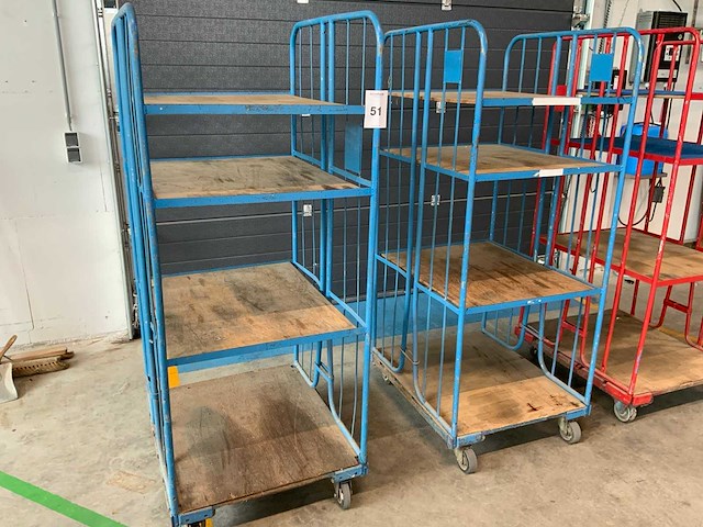 Etagewagen (3x) - afbeelding 2 van  3