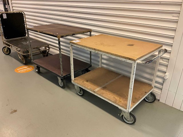 Etagewagen (3x) - afbeelding 1 van  6