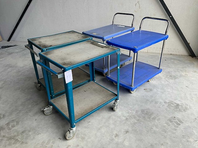 Etagewagen (4x) - afbeelding 1 van  4