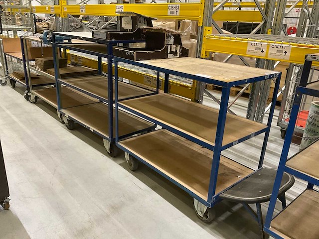 Etagewagen (4x) - afbeelding 1 van  12