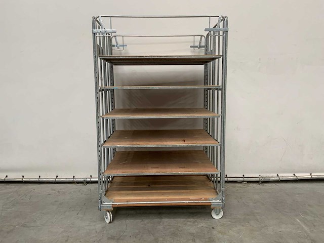 Etagewagen 6 etages 131x102x211cm (10x) - afbeelding 1 van  2