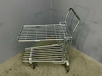 Etagewagen /multifunctionele winkelwagen (2x) - afbeelding 4 van  7