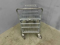 Etagewagen /multifunctionele winkelwagen (2x) - afbeelding 5 van  7