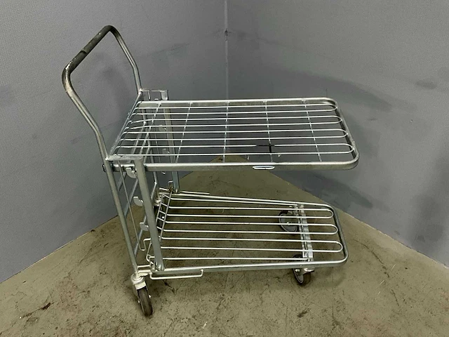 Etagewagen /multifunctionele winkelwagen (2x) - afbeelding 6 van  7