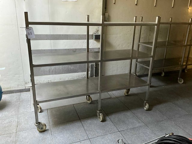 Etagewagen rvs - afbeelding 1 van  7