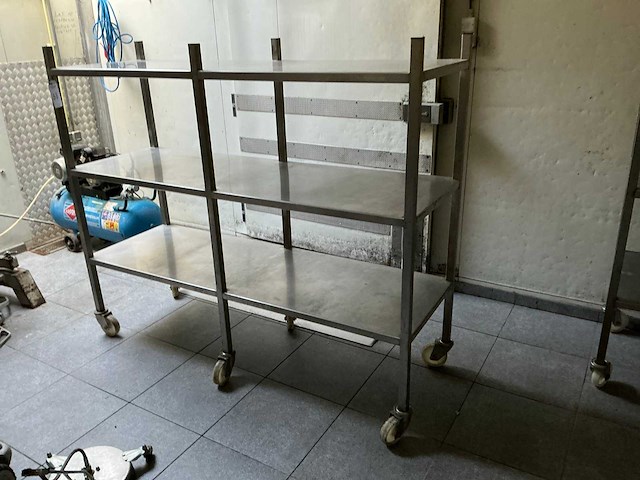 Etagewagen rvs - afbeelding 2 van  7